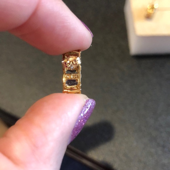 Silver with gold plating earrings - Picture 6 of 6